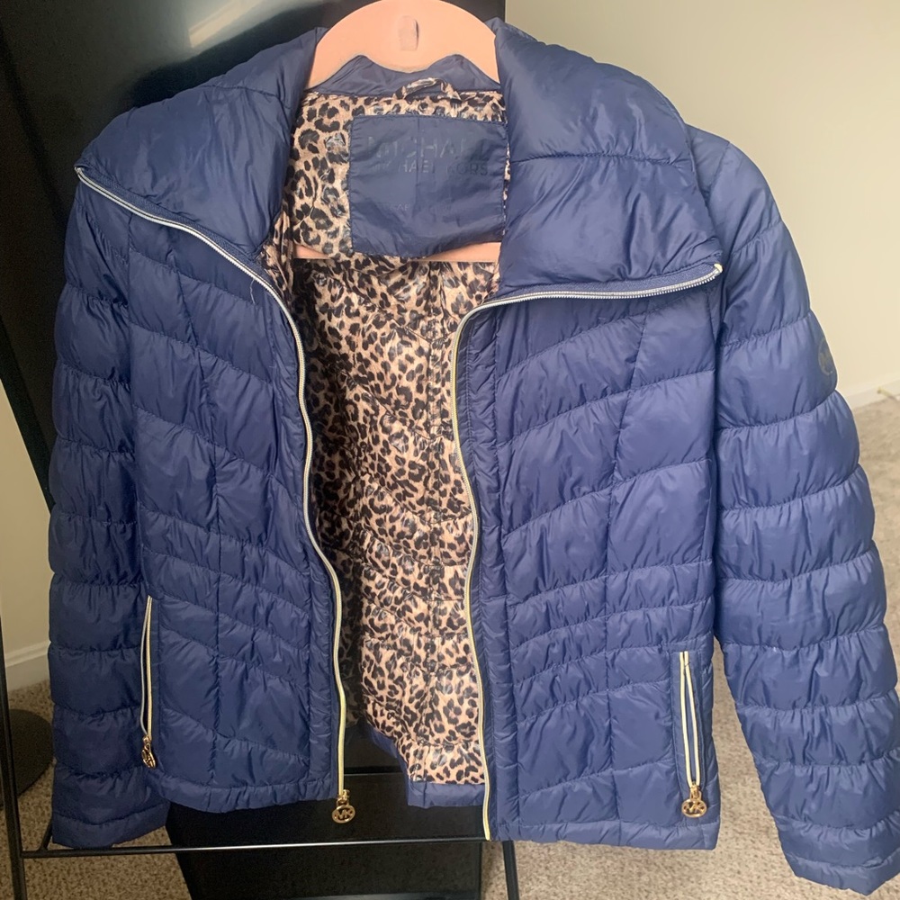 Michael Kors packable down jacket. Size small